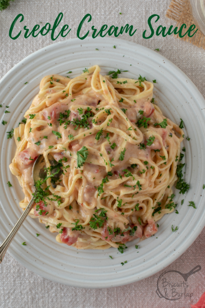 Creole Cream Sauce For Fish, Shrimp And Pasta