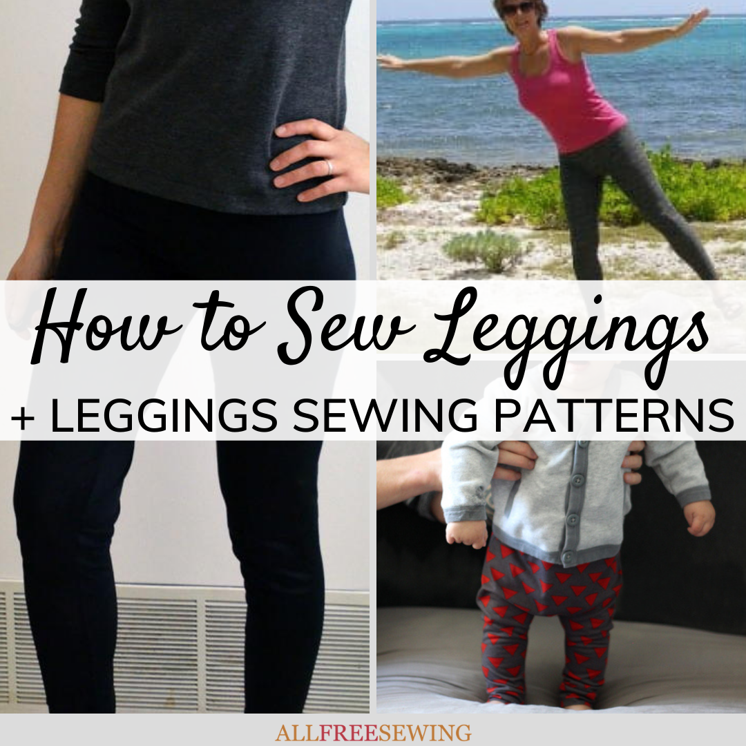 Saturday Sewing: Upcycling/remaking a pair of adult yoga pants