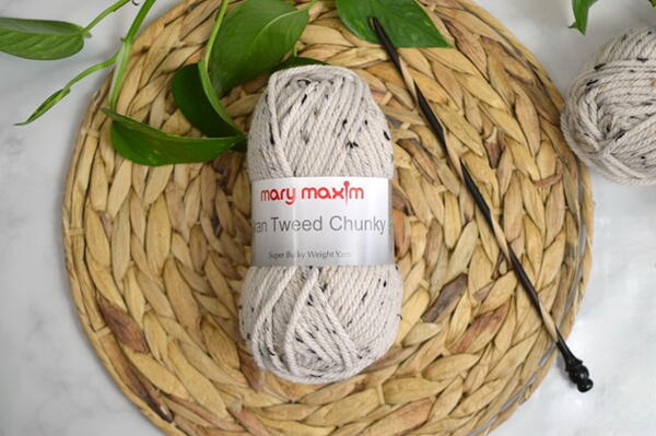 Mary Maxim Aran Tweed Chunky Yarn