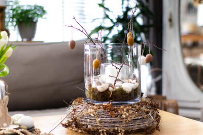 Diy Coffee Table Centerpiece For Spring