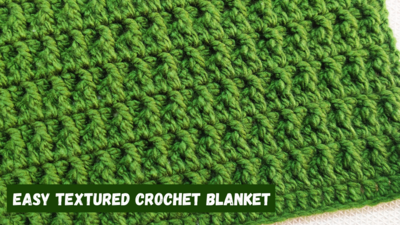 Easy Textured Crochet Blanket