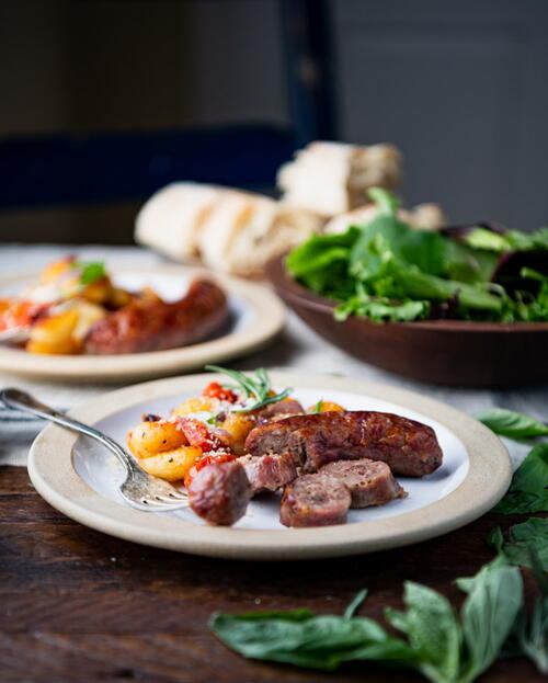 Sheet Pan Gnocchi With Italian Sausage