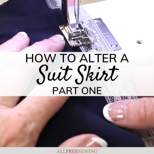How to Alter a Skirt Part 1