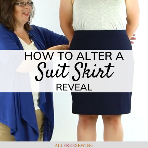 Altered Suit Skirt Reveal