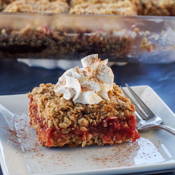 Rhubarb Squares