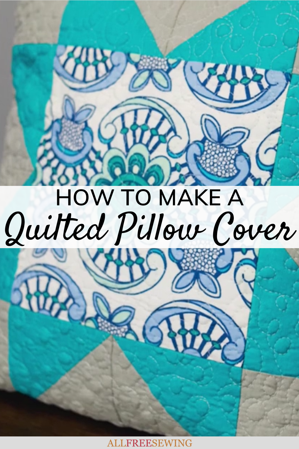 How to Make a Quilted Pillow Cover (Video)
