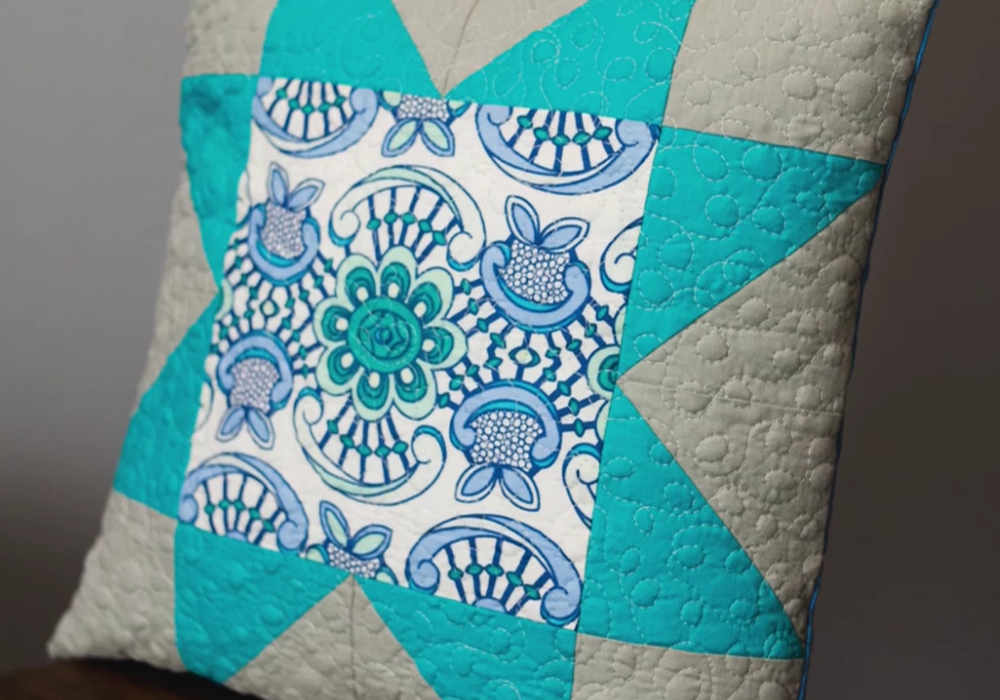 How to Make a Quilted Pillow Cover (Video)