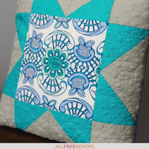 How to Make a Quilted Pillow Cover