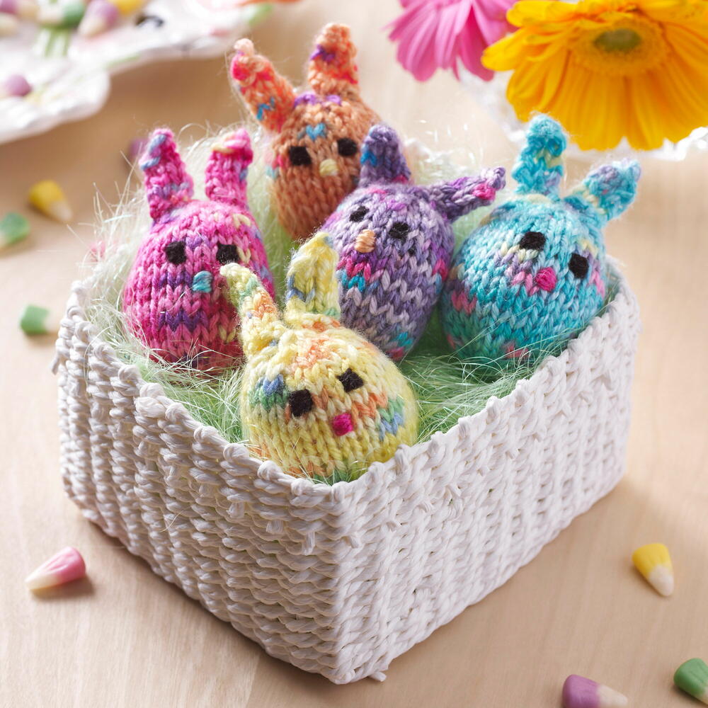 Cute and Easy Knitted Bunny Pattern | FaveCrafts.com