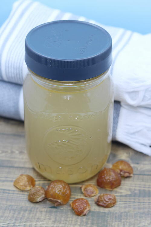 Soap Nuts Liquid Laundry Detergent Recipe