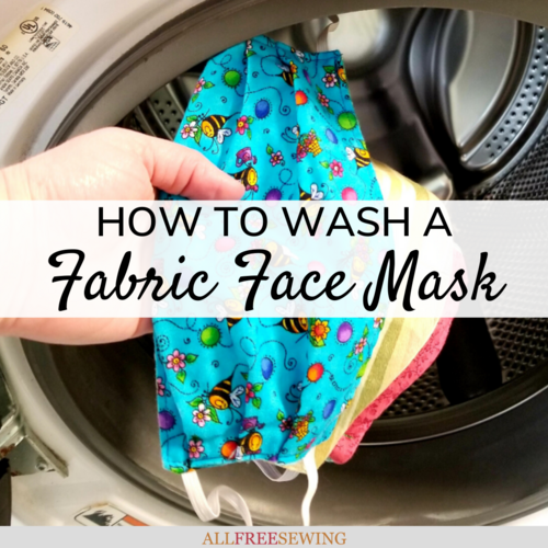 How to Wash a Fabric Face Mask