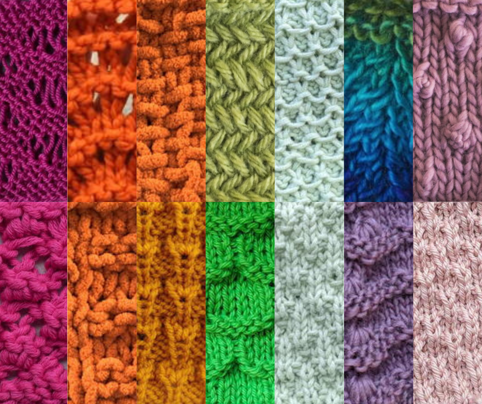 14 Unique Knitting Stitches for Beginners | AllFreeKnitting.com