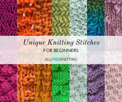 Unique Knitting Stitches