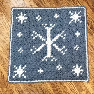 Snowflake Blanket Corner To Corner Crochet