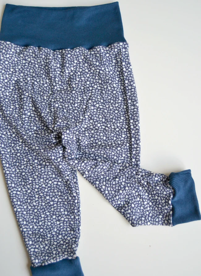 How to Make Baby Knit Pants | AllFreeSewing.com