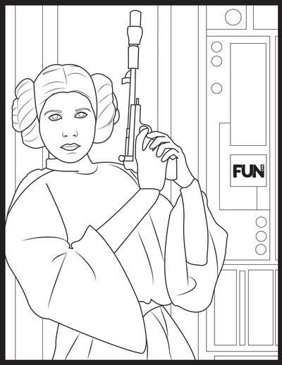Star Wars Coloring Pages And Bingo Cards