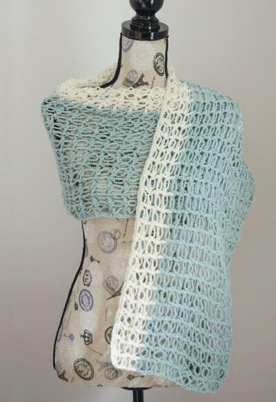 Ocean Breeze Crochet Wrap