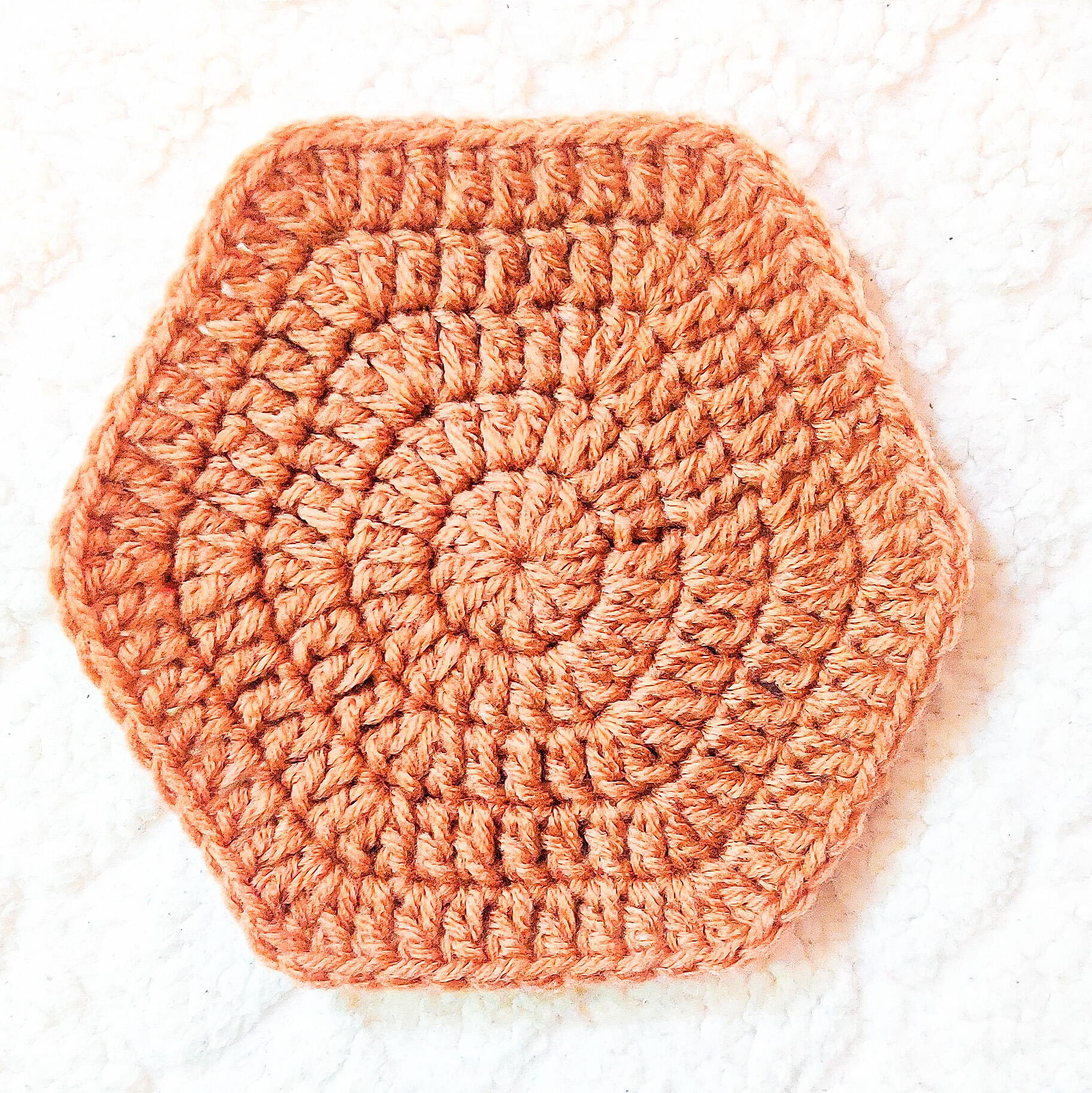 How To Make A Double Crochet Solid Hexagon Without Gaps ...
