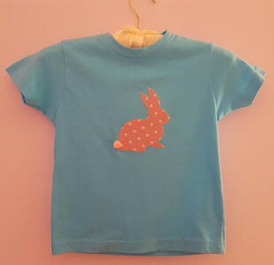 DIY Spring Bunny T-Shirt