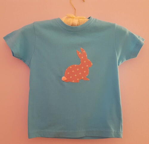 DIY Spring Bunny T-Shirt