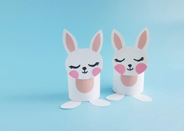 Toilet Paper Roll Bunny Craft | AllFreeKidsCrafts.com