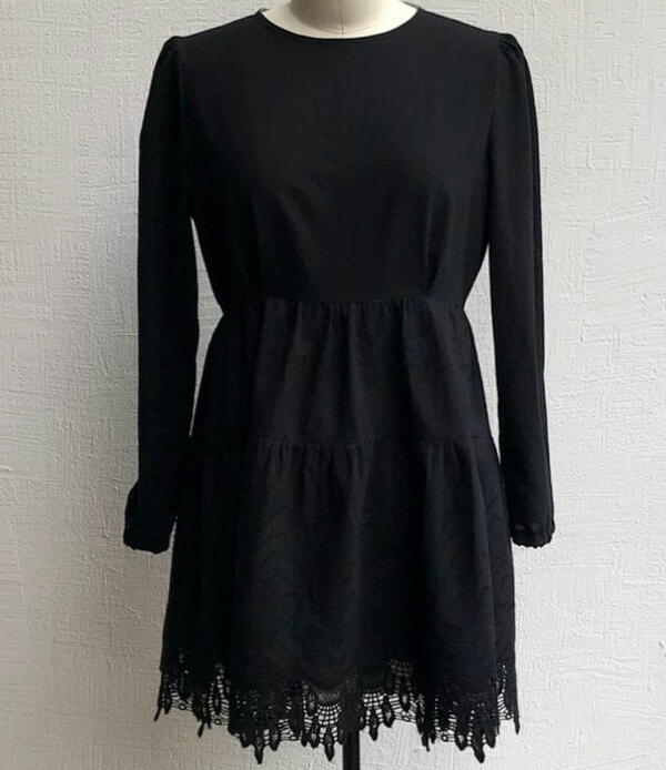 Boho Chic Black Dress Pattern | AllFreeSewing.com