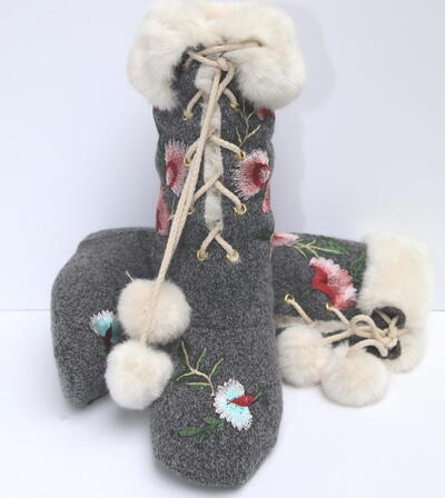 Chic Indoor Fur Boots Sewing Tutorial