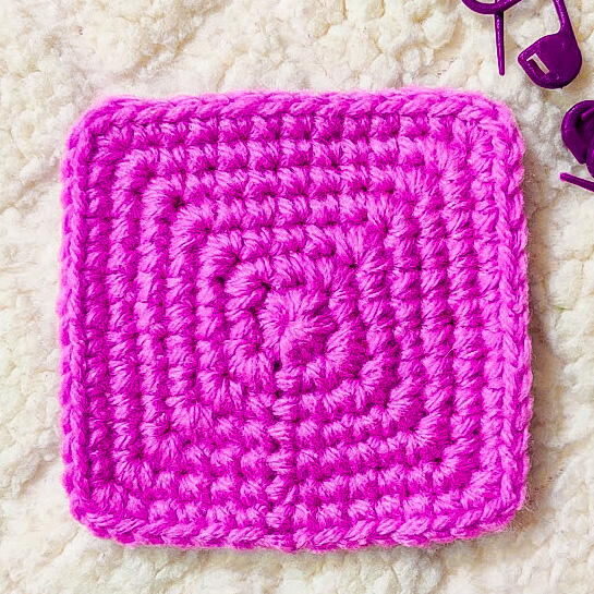 Single Crochet Square  Motif Pattern