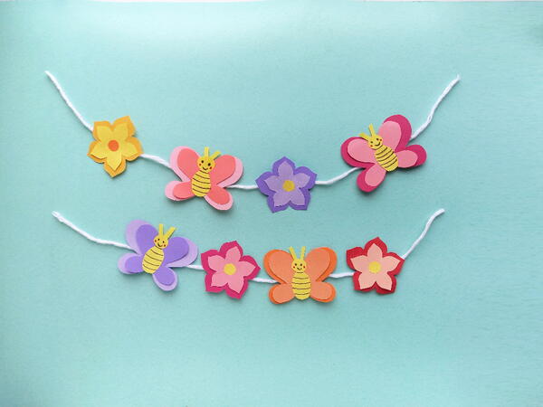 Adorable Butterfly Garland