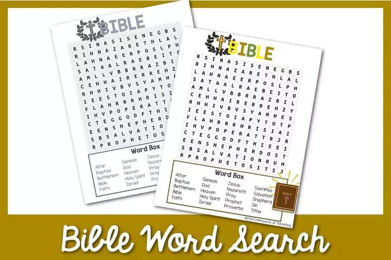 Bible Word Search | FaveCrafts.com