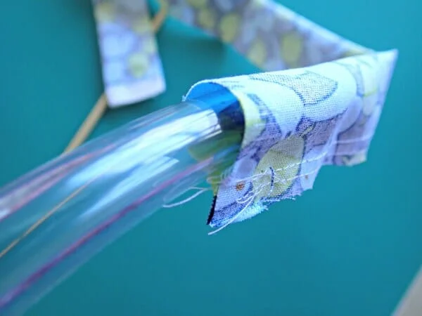 Easy Way to Turn a Tube of Fabric Right Side Out