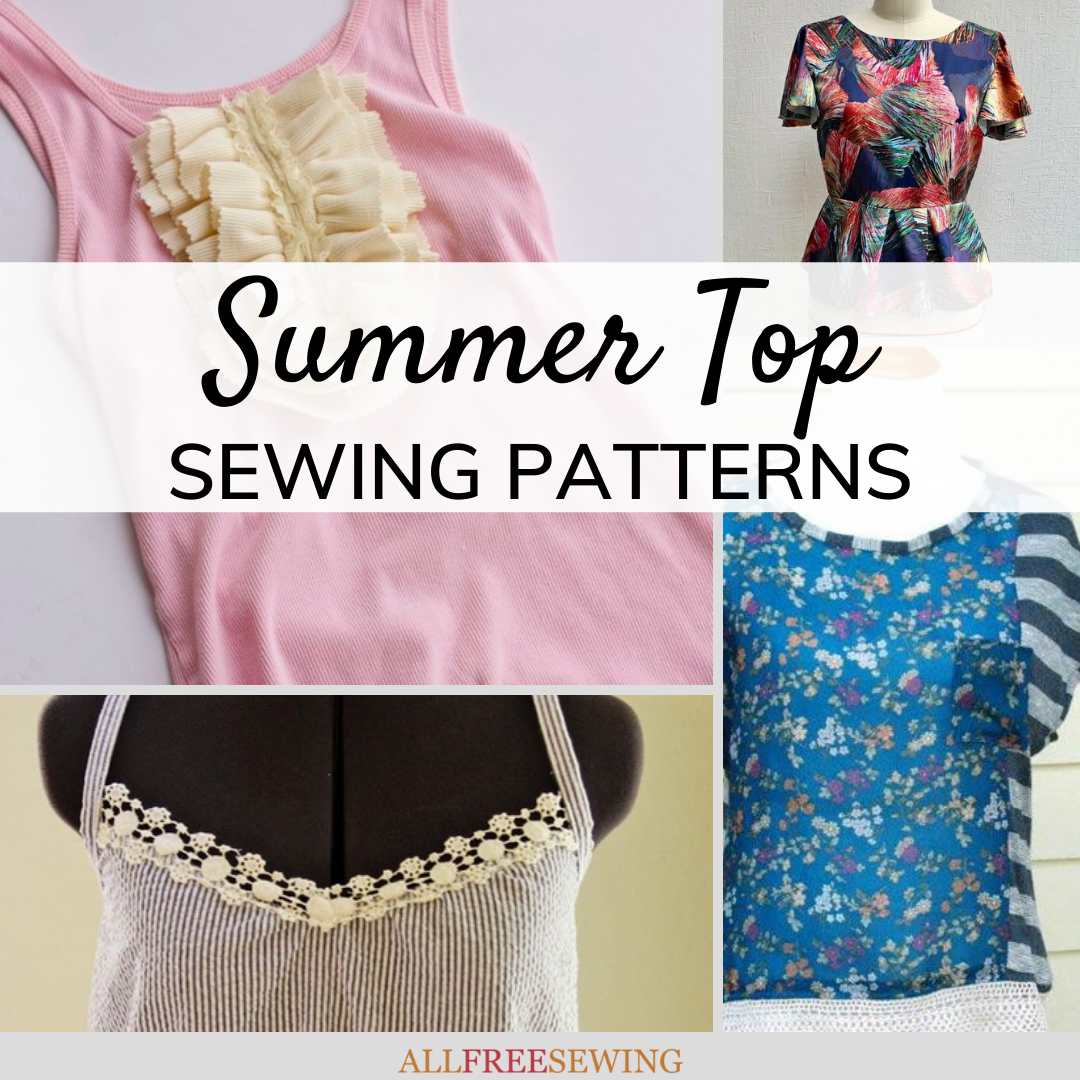 Sweetheart Neck Wrap Crop Top Sewing Pattern – Patterns For Less