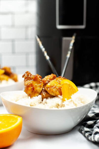 Air Fryer Copycat Panda Express Orange Chicken