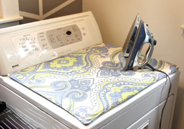DIY Dryer Top Ironing Pad