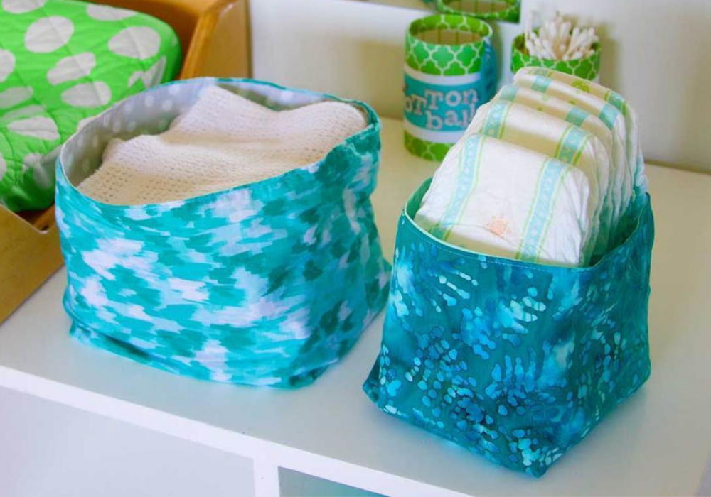 Fabric Storage Bin Tutorial
