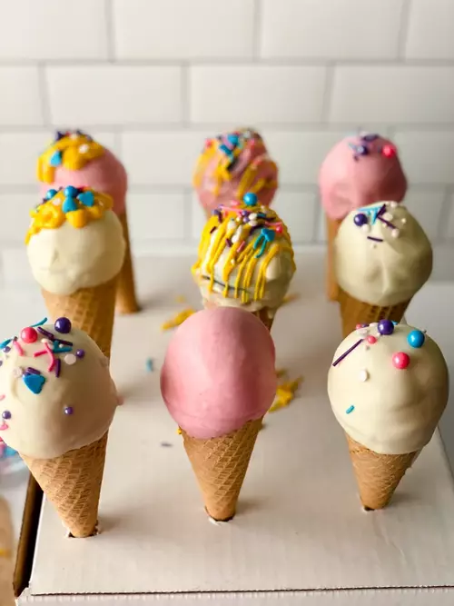 Ice Cream Cone Cake Pop