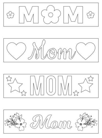 Printable Mother's Day Bookmarks