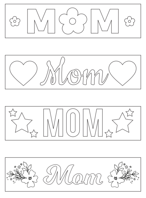 Printable Mothers Day Bookmarks