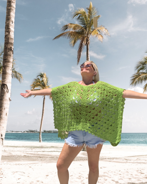 Isobella Poncho, Coverup Or Shawl Pattern