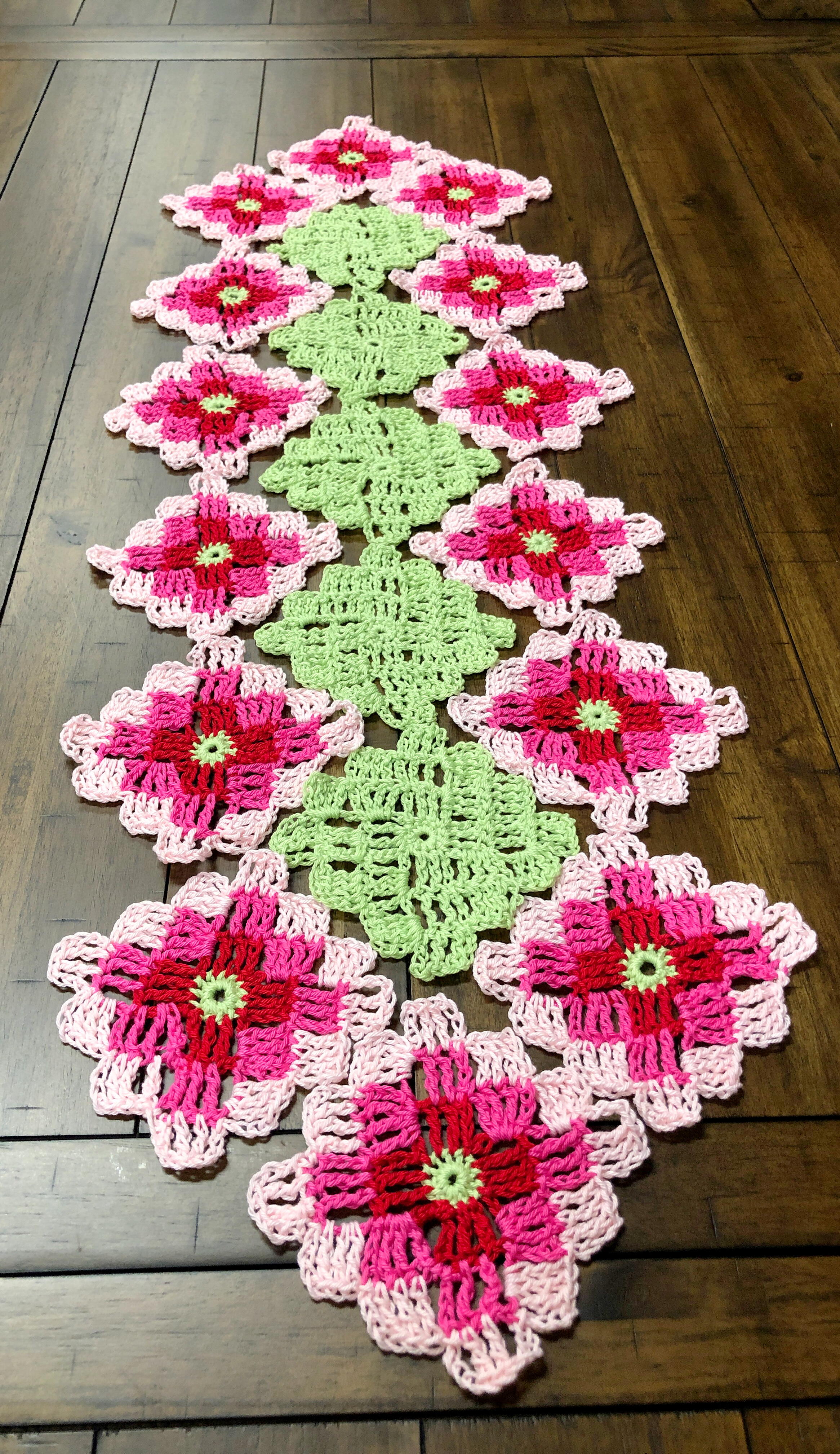 Simple Crochet Table Runner Pattern