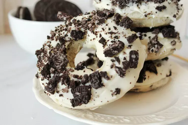 Exploding Oreo Cookies Creamy And Delicious Oreo Explosion Donuts | FaveSouthernRecipes.com