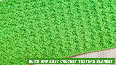 Quick And Easy Crochet Texture Blanket