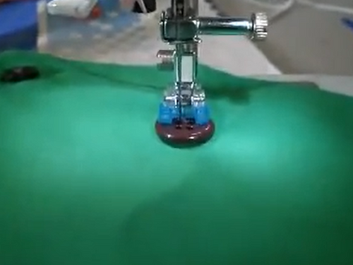Using a Button Foot