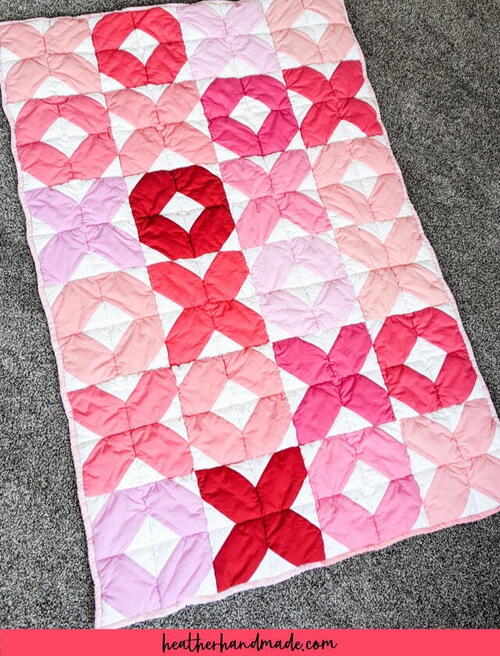 Valentine Quilt With The Cricut Maker
