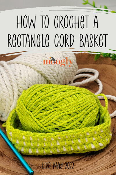 Rectangle Cord Basket