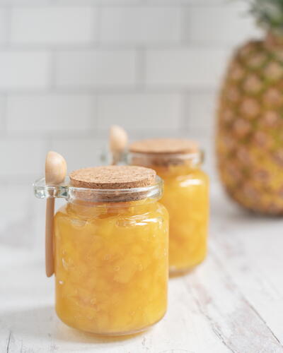 Homemade Pineapple Preserves (no Canning Required)