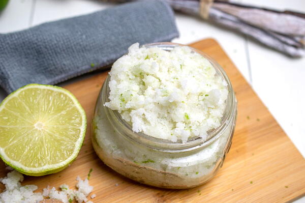 Vanilla Coconut Lime Body Scrub Recipe Homemade