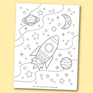 printable space coloring page allfreepapercrafts com