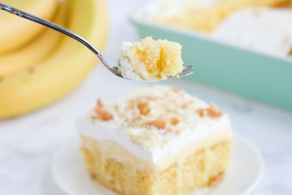 Banana Poke Cake