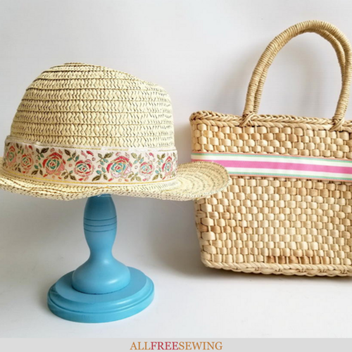 Vintage Hat and Bag Refashion